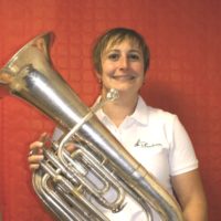 Mélanie euphonium saxhorn baryton fanfare la-boucalaise musicienne harmonie